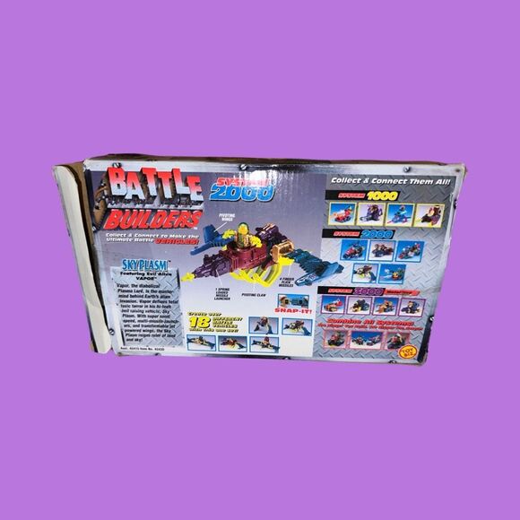 Vintage Toy Biz Battle Builders SkyPlasm Evil Alien Vapor System 2000 Vehicle - Picture 5 of 5